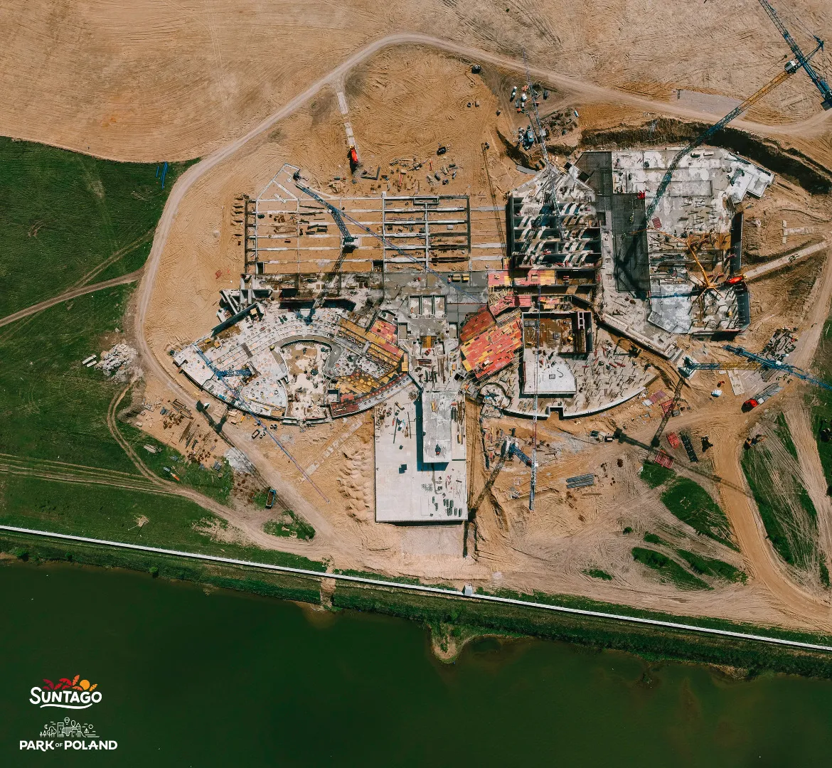 Minął rok na budowie wielkiego parku wodnego pod Warszawą. Będzie największy w Europie