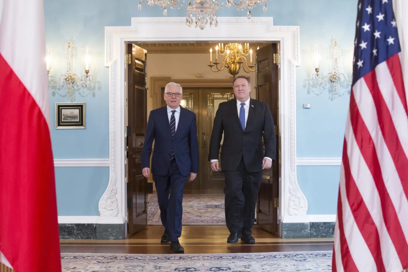 Szef MSZ Czaputowicz spotkał się z sekretarzem stanu USA