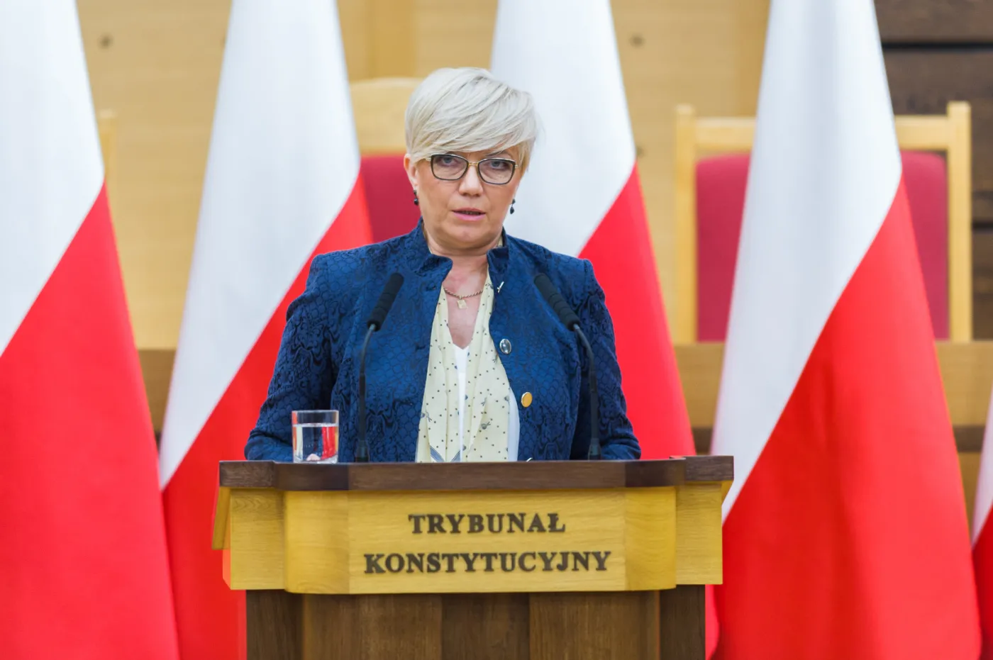 Przyłębska: "Jedną z cech niezawisłego sędziego musi być odwaga. Nie dam się zastraszyć"