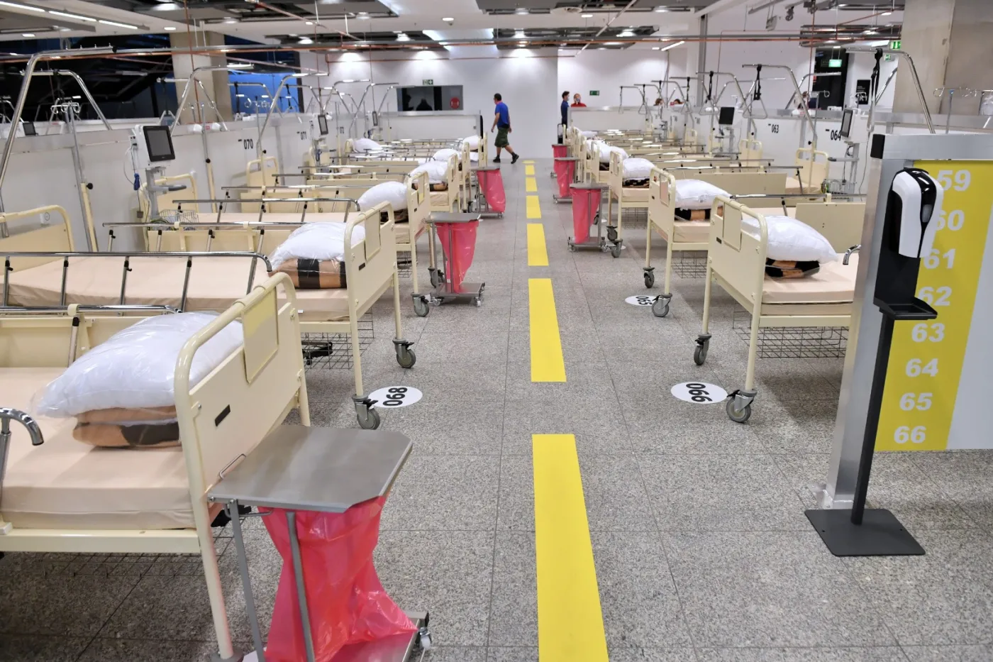 Pierwszy pacjent na Stadionie Narodowym. Szpital osiągnął gotowość operacyjną