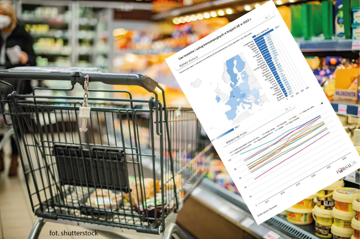 Eurostat porównał ceny w państwach UE. Polska wśród najtańszych krajów [INTERAKTYWNA MAPA]