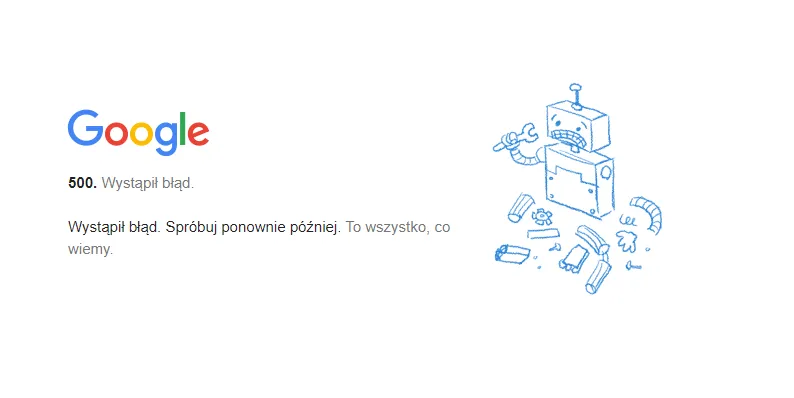 Awaria Google Meet