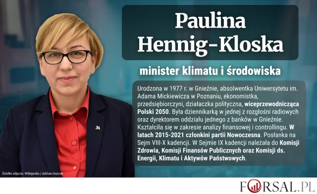 Kim jest Paulina Hennig-Kloska? Minister klimatu i środowiska [BIOGRAM]