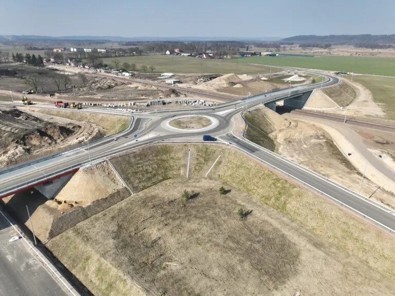 Widok na Węzeł Leśnice