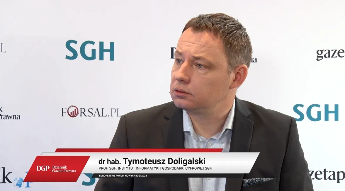 Prof. Tymoteusz Doligalski: Platformy cyfrowe zdominowały świat. To wygoda dla klientów i wyzwanie dla firm