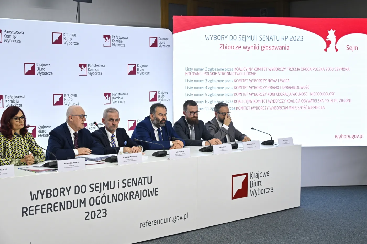 PKW podała oficjalne wyniki wyborów do Sejmu i Senatu. Ile mandatów dla każdej partii?