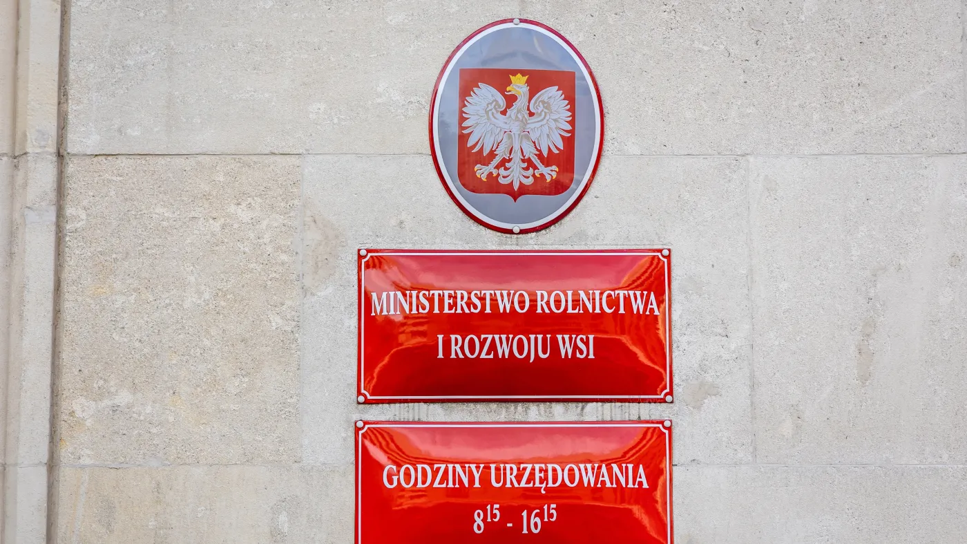 Ministerstwo Rolnictwa i Rozwoju Wsi gmach siedziba budynek tabliczka