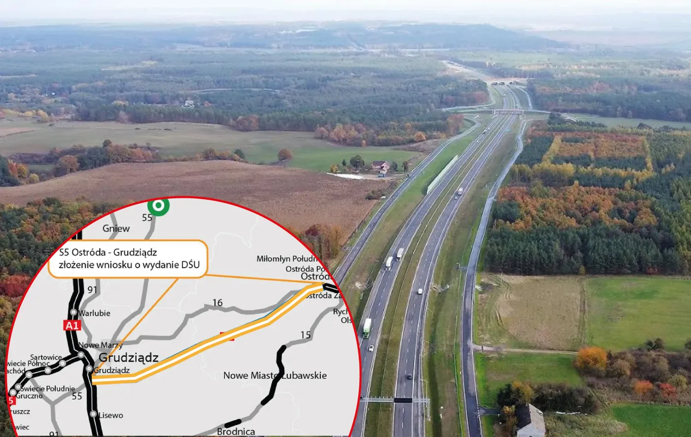 Ta droga połączy autostradę A1 z ważną ekspresówką. Ruszył kolejny etap inwestycji za 6,8 mld zł [MAPA]