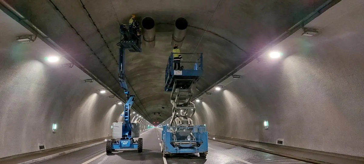 Nocne zamknięcie tunelu Zakopianki. Drogowcy szykują się do sezonu zimowego