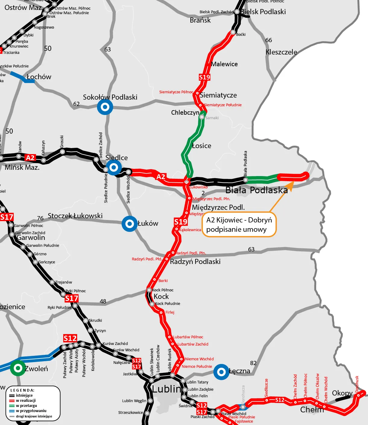 Budowa autostrady A2