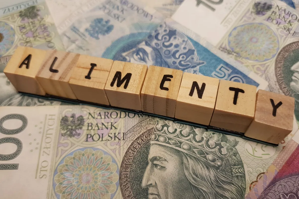 alimenty pieniądze