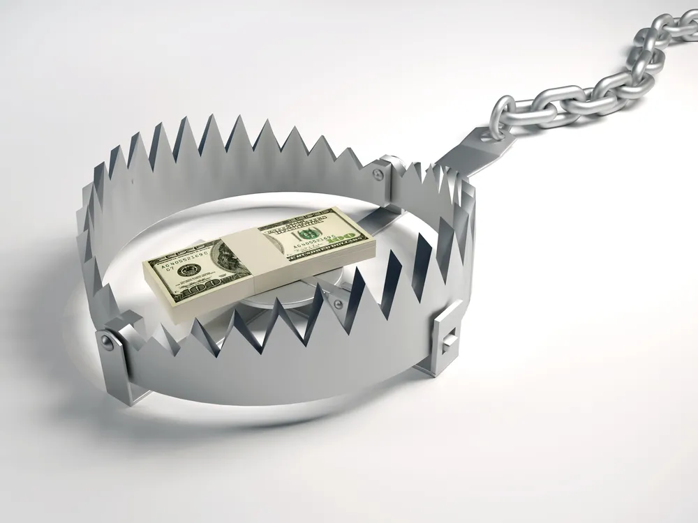 pieniądze, pułapka