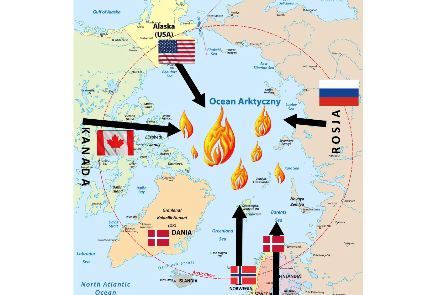 Potencjalny punkt zapalny: Arktyka