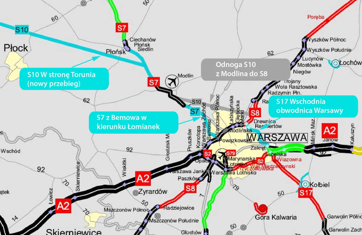 Drogi do nieba, czyli miliardy złotych na dojazd do Modlina