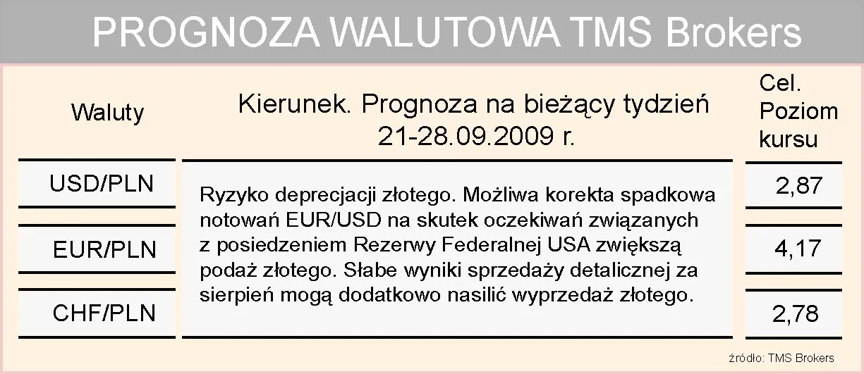 Tydzień przed złotym - duże ryzyko osłabienia