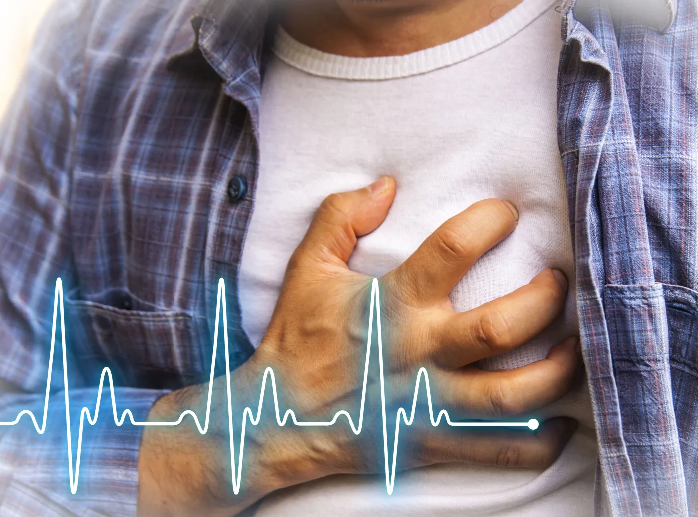 Mężczyzna ma zawał serca