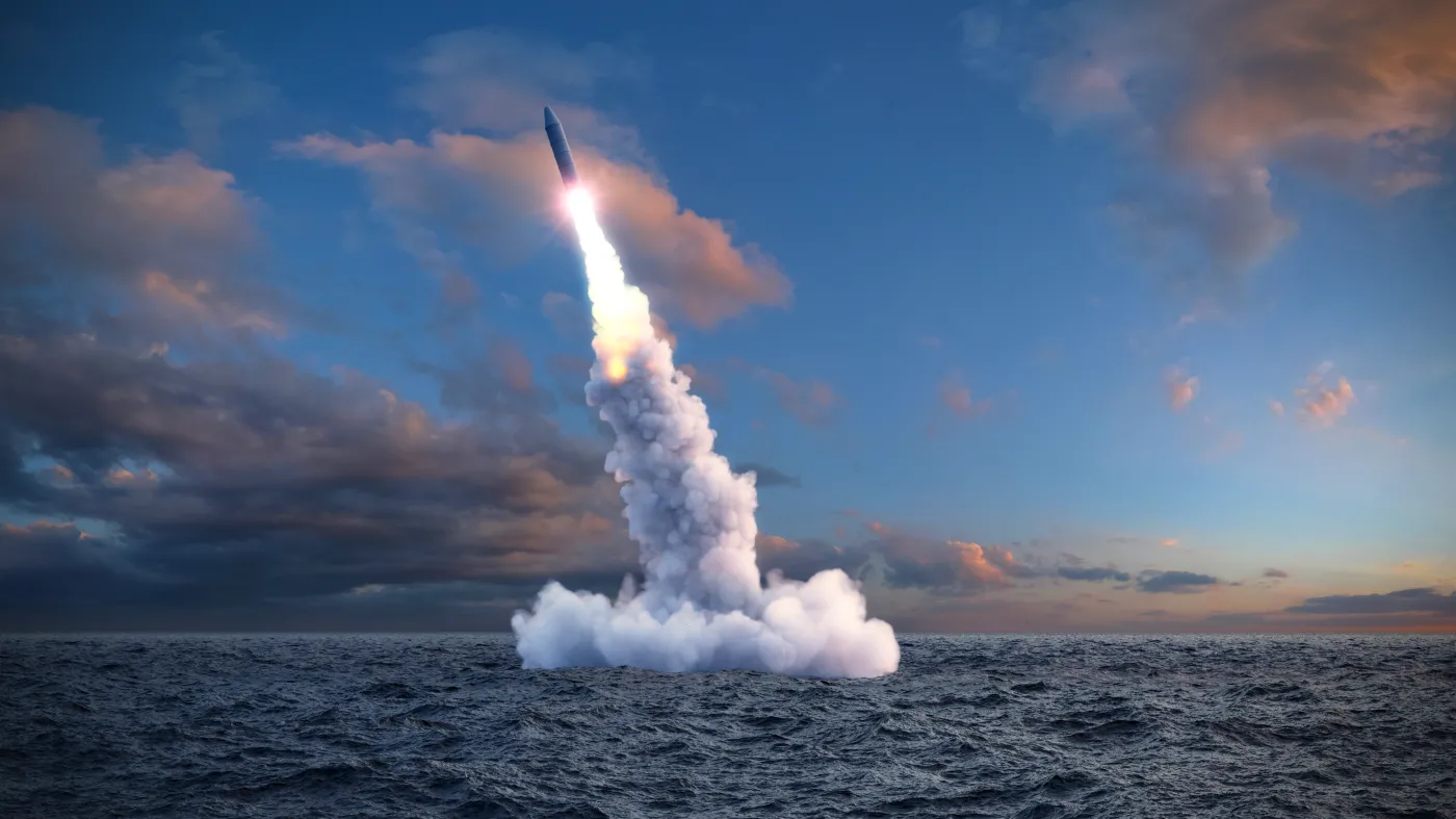 The,Launch,Of,A,Ballistic,Missile,From,Under,Water
