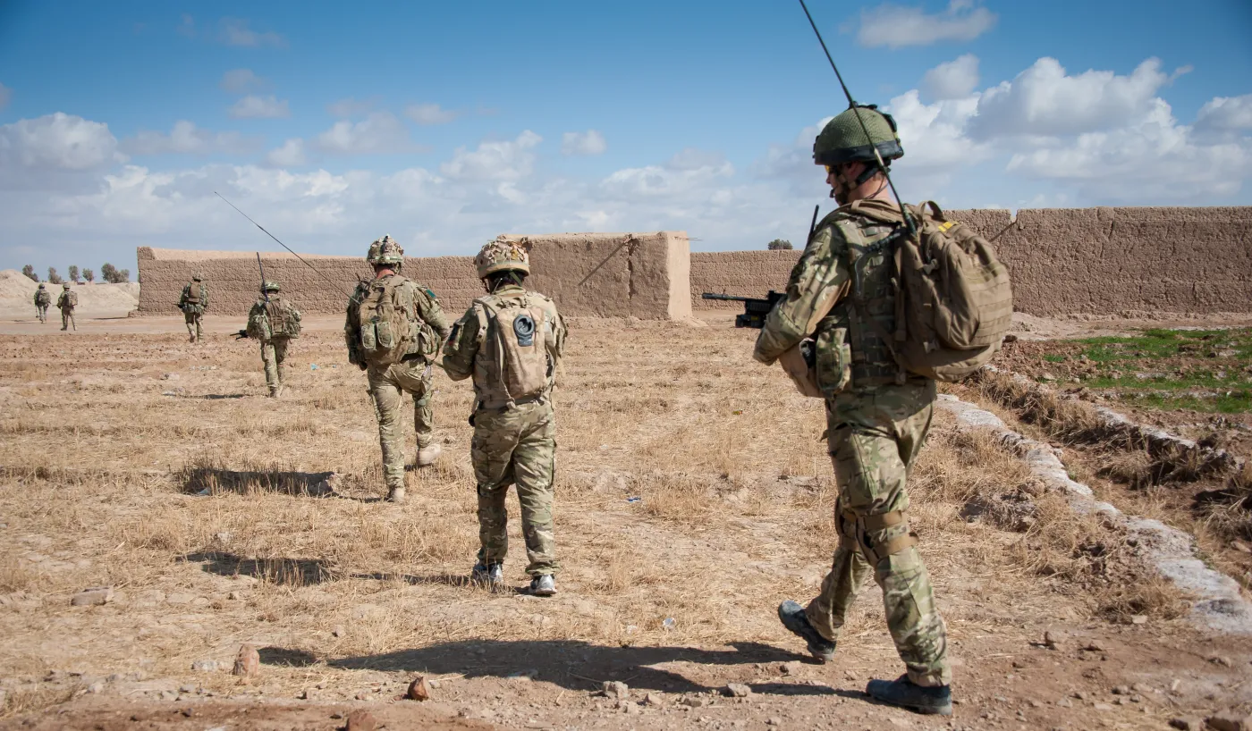 Helmand,,Afghanistan,-,January,2011:,British,Soldiers,On,Patrol,In