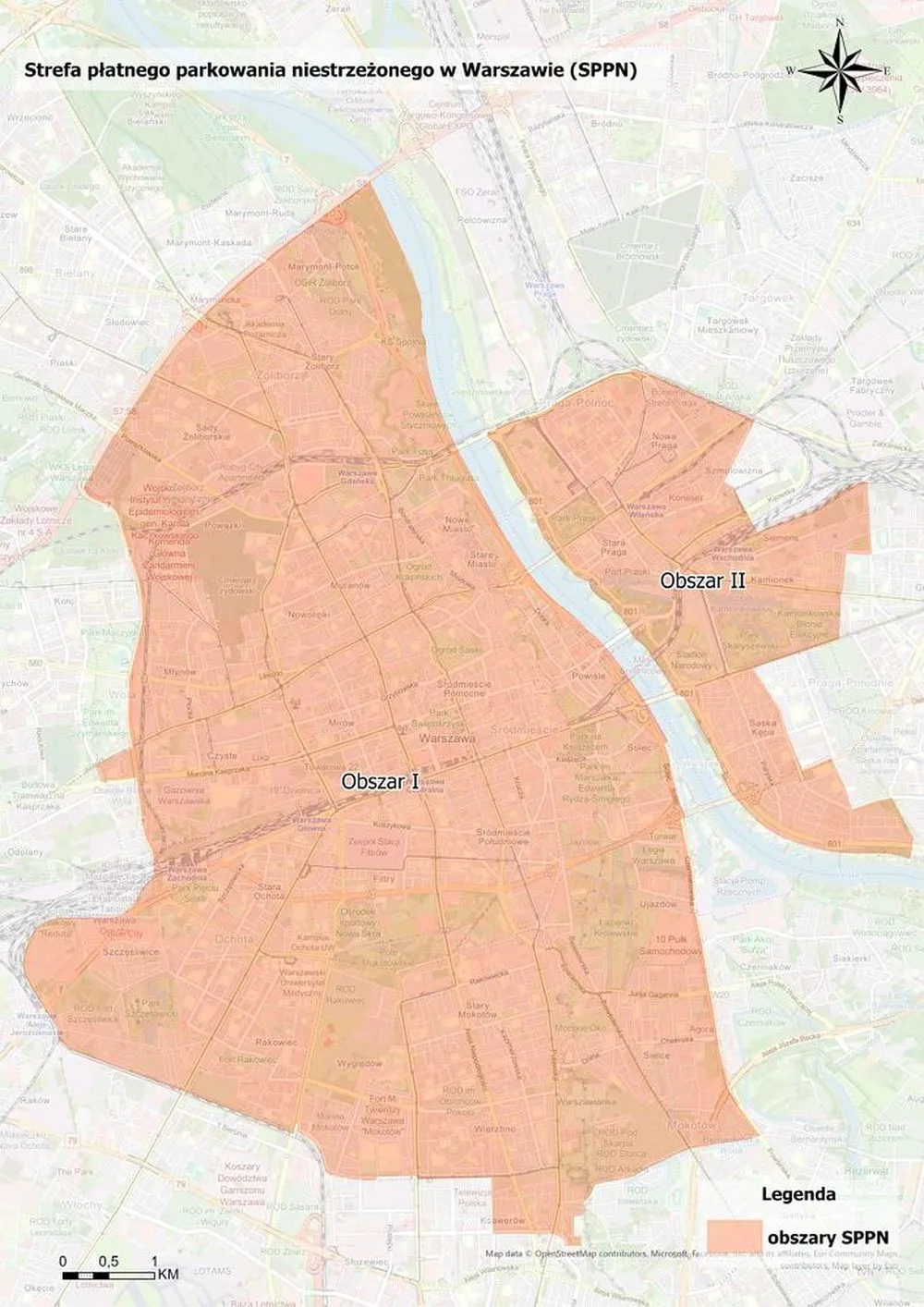 Strefa Płatnego Parkowania Niestrzeżonego (SPPN) w Warszawie