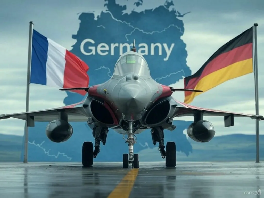 Rafale na tle Niemiec