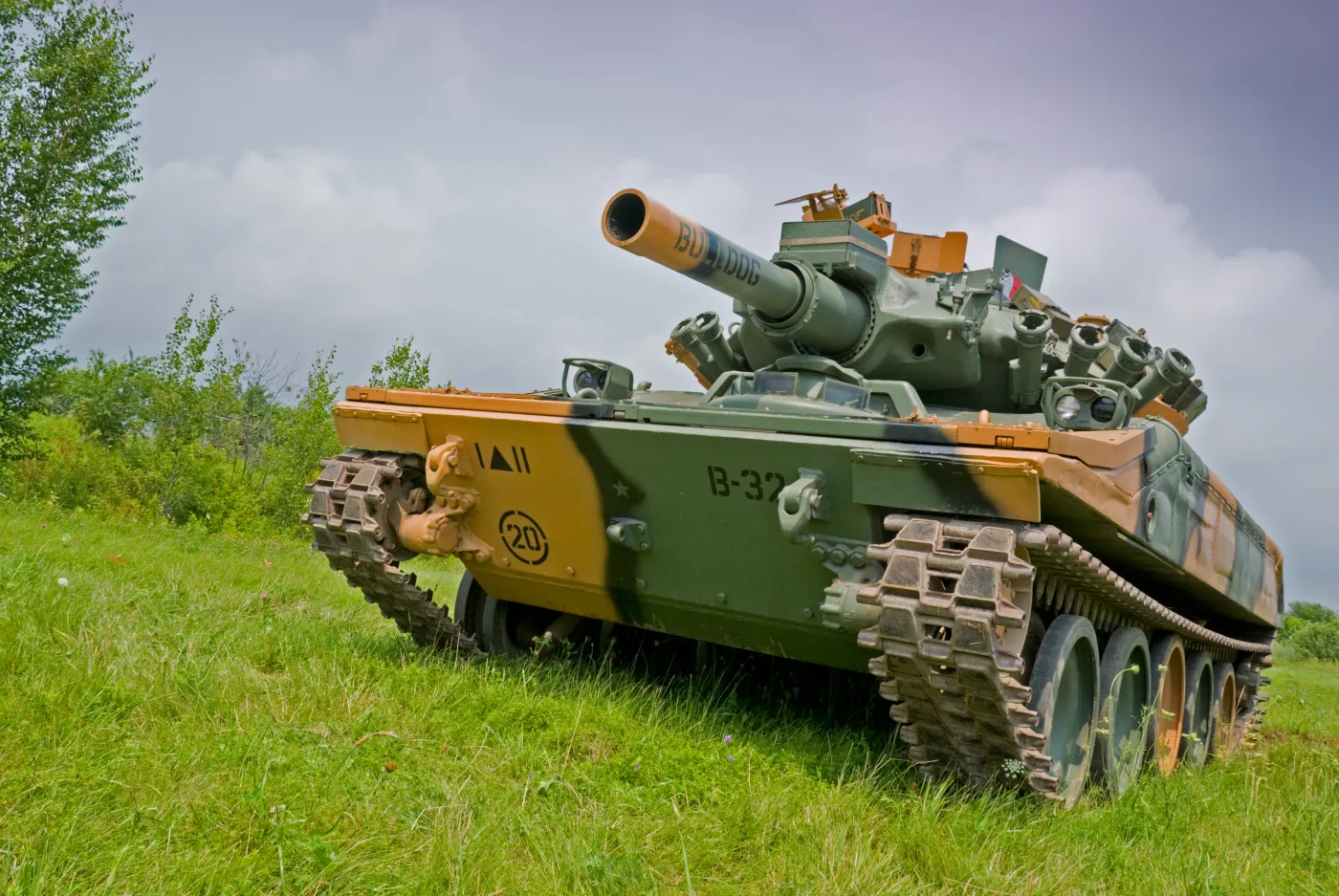 An,American,Vietnam,Era,M551,Sheridan,Light,Tank.