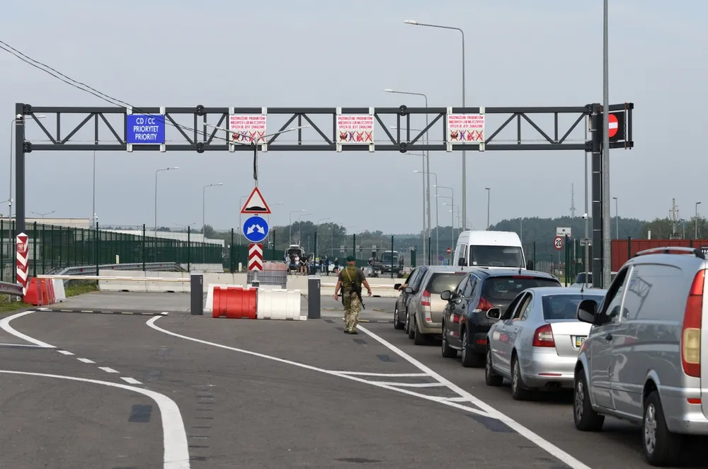 Korki na granicy z Niemcami rozładowane. Ruch samochodów odbywa się płynnie