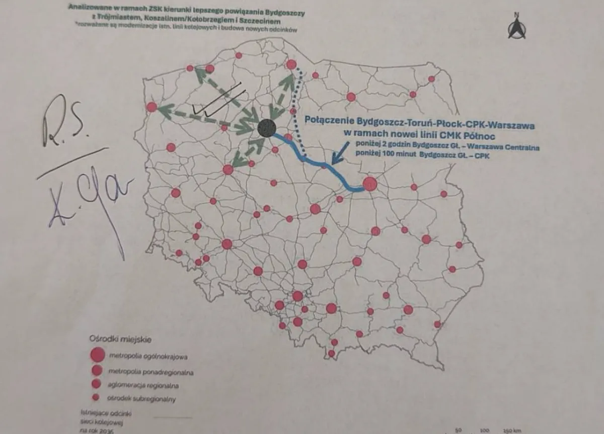 Plan na nowy CMK-Północ