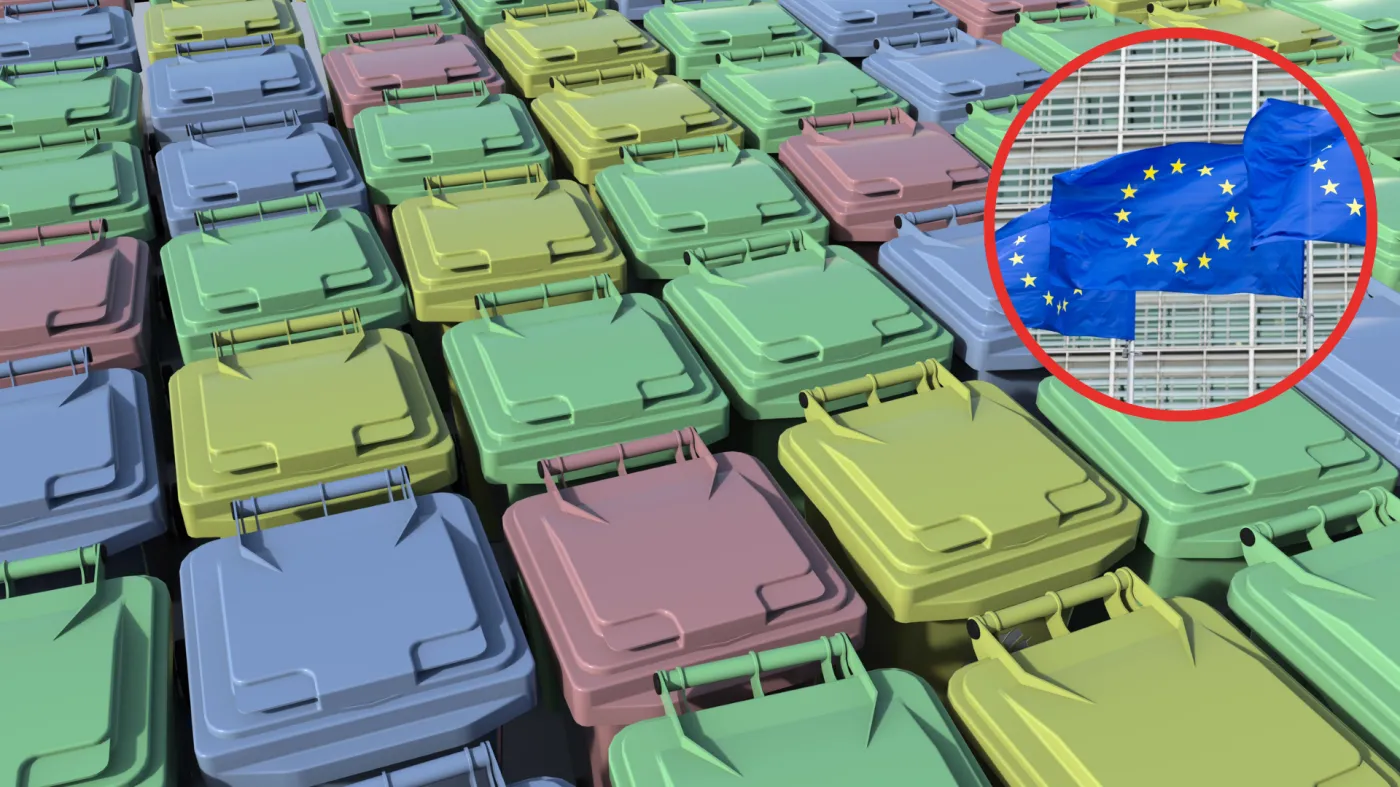 pojemniki na odpady, UE