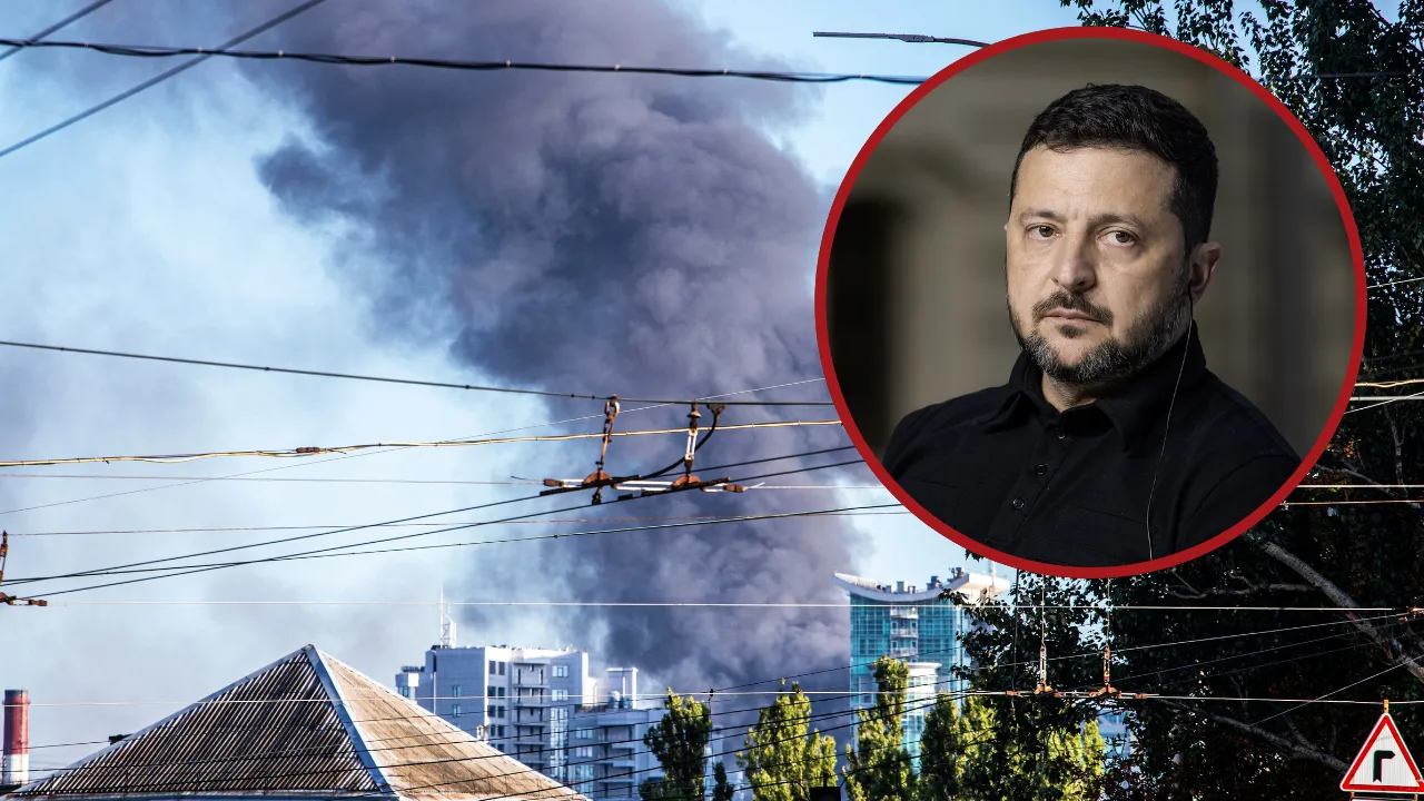Zełenski, Ukraina po ataku drona