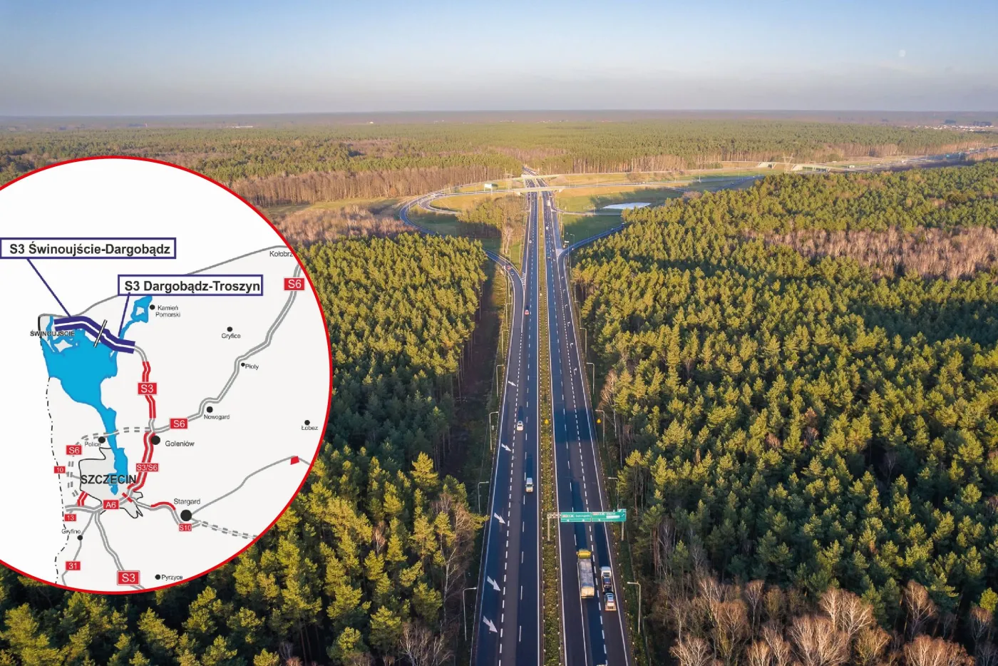 Ekspresówką nad morze. Tak wygląda trasa S3 do Świnoujścia [WIDEO]