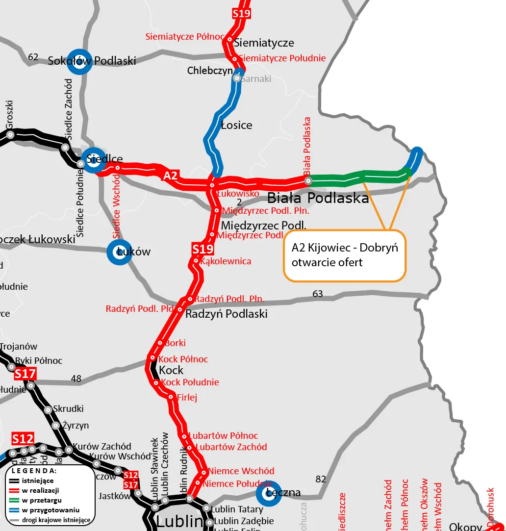 mapa A2 Kijowiec-Dobryń