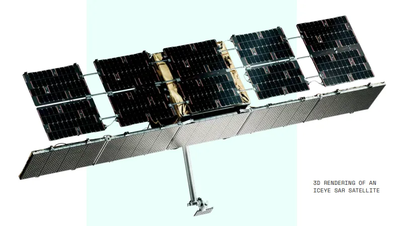 Satelita SAR od ICEYE.