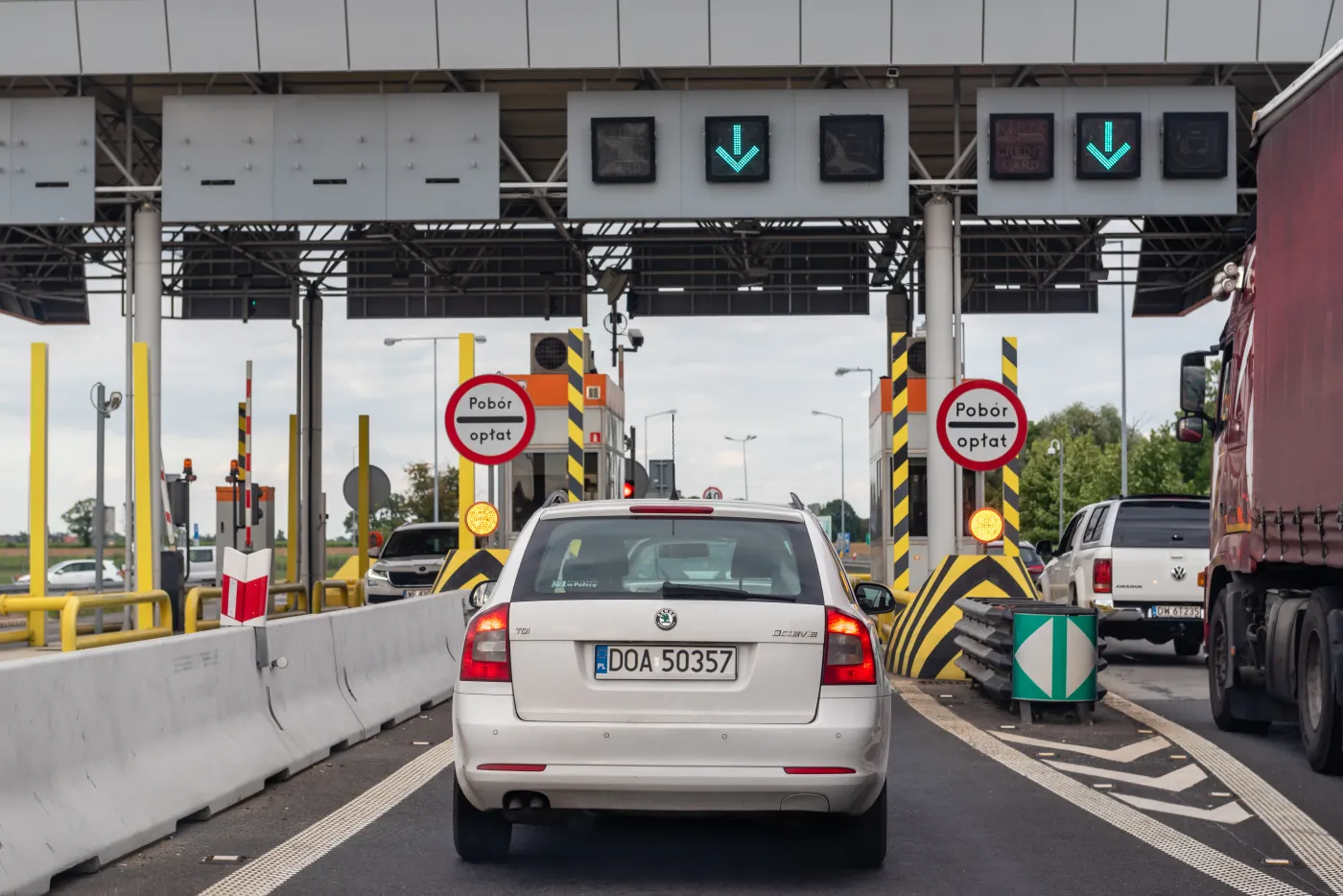 autostrada, pobór opłat