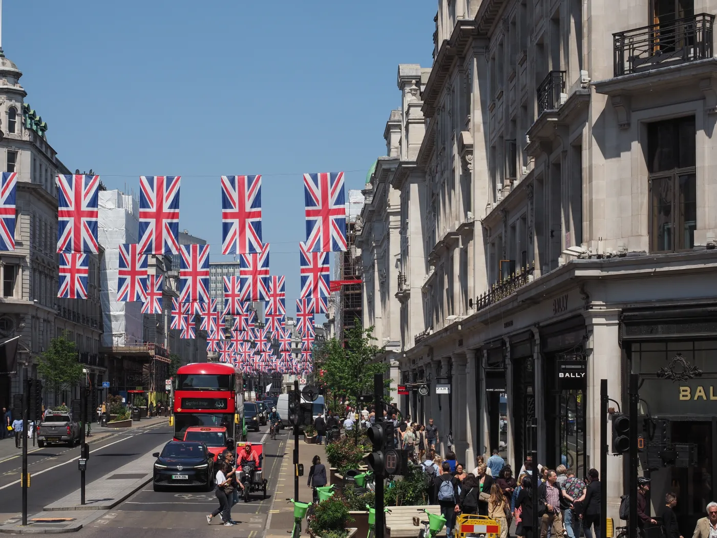 Londyn, Wielka Brytania, 7 czerwca 2023 r., Regent Street 
