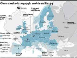 Chmura wulkanicznego pyłu zawisła nad Europą