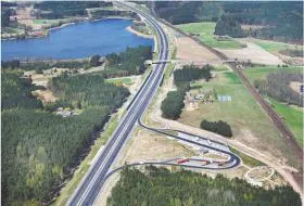 Autostrada A1 do Nowych Marz w woj. kujawsko-pomorskim oddana kierowcom do użytku w październiku 2008 r.