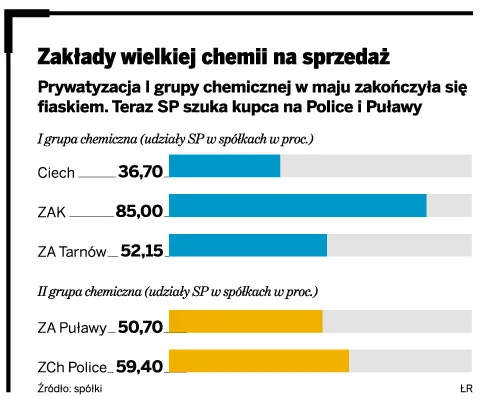 Gazprom rozważa możliwość przejęcia polskich spółek chemicznych