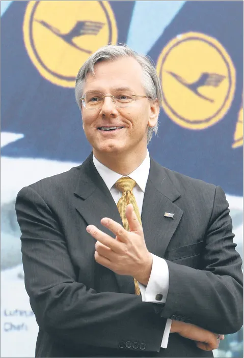 Christoph Franz, prezes Lufthansy, chce uzdrowić kulejący LOT