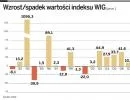 Wzrost/spadek wartości indeksu WIG (proc.)