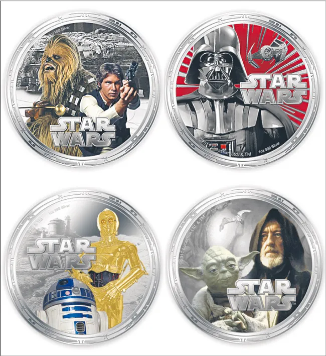 Star Wars: Niue wyemituje monety z postaciami z Gwiezdnych Wojen