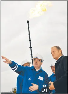 Premier Tusk odwiedził odwiert