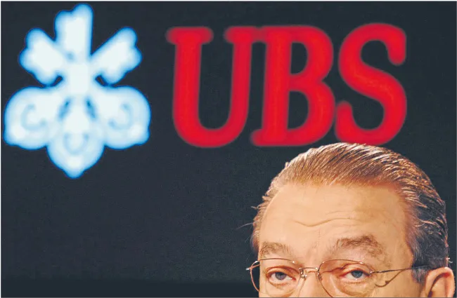 Największy przekręt w historii szwajcarskich banków: UBS traci 2 mld dol.