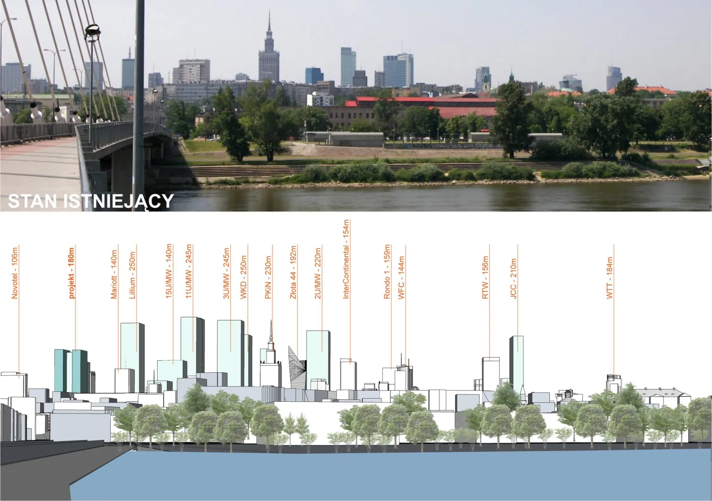 BBI Development chce wybudować 180-metrowy wieżowiec w centrum Warszawy