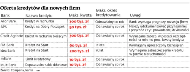 Młodemu przedsiębiorcy niełatwo pożyczyć pieniądze na start