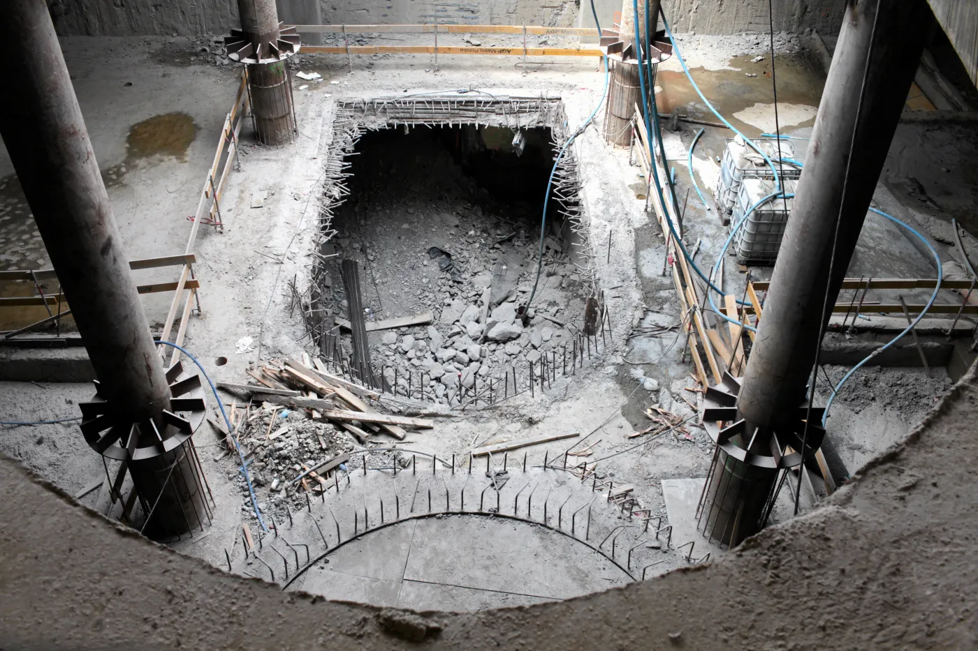 Budowa II linii metra: stacja Świętokrzyska [ZDJĘCIA]