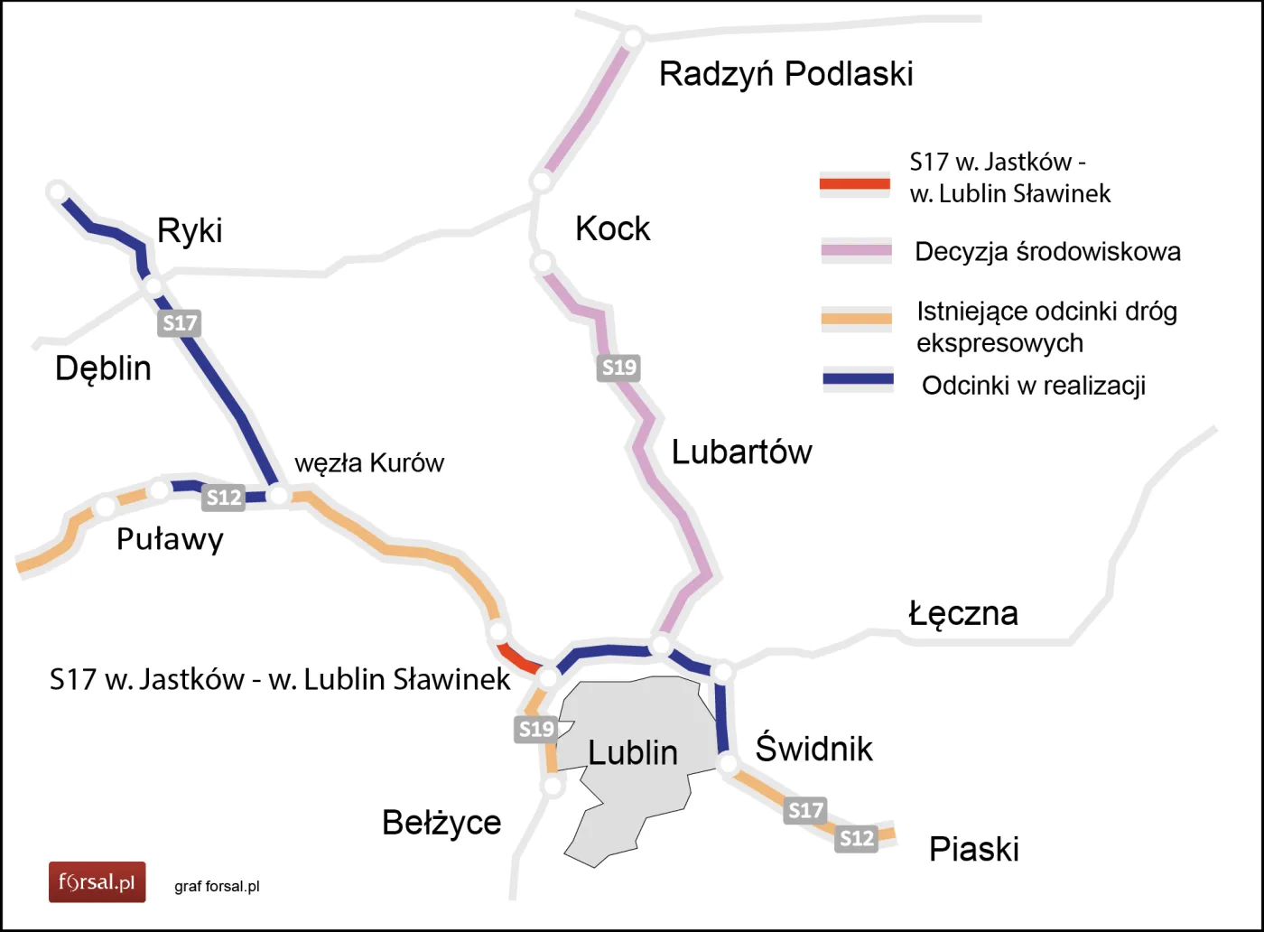 Zobacz zdjęcia odcinka drogi S17 do Lublina [ZDJĘCIA]