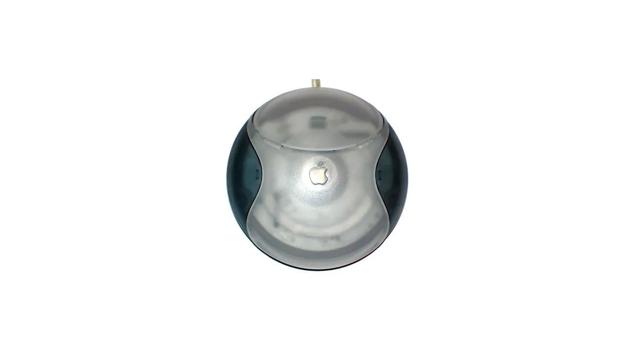 Apple Hockey Puck Mouse