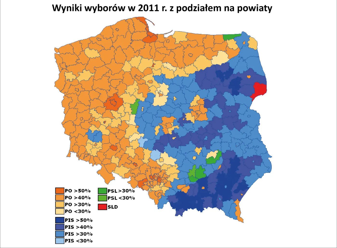 Wyniki wyborów z 2011 r.