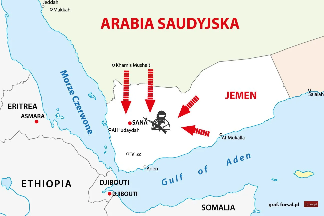 Nowy konflikt trzęsie Bliskim Wschodem. O co walczą w Jemenie?