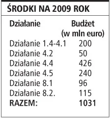 W 2009 roku będą 4 mld zł na dotacje na inwestycje dla przedsiębiorstw